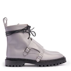 Inch2 pale grey monk boots 41